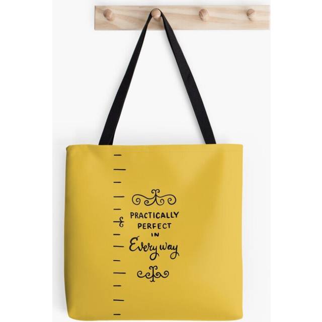 Tote Bags mary poppins returns practically perfect in every way Grocery for School Library Gym
