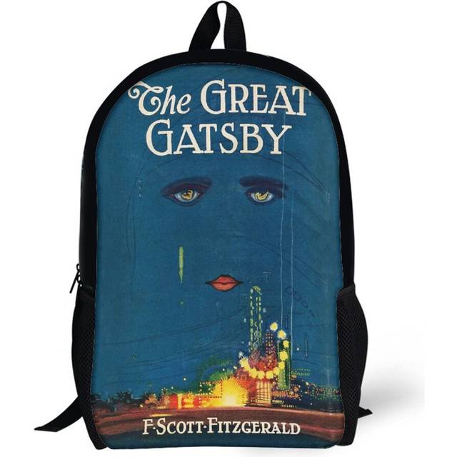 Backpacks The Great Gatsby Vintage Book Cover 17inch School Bag
