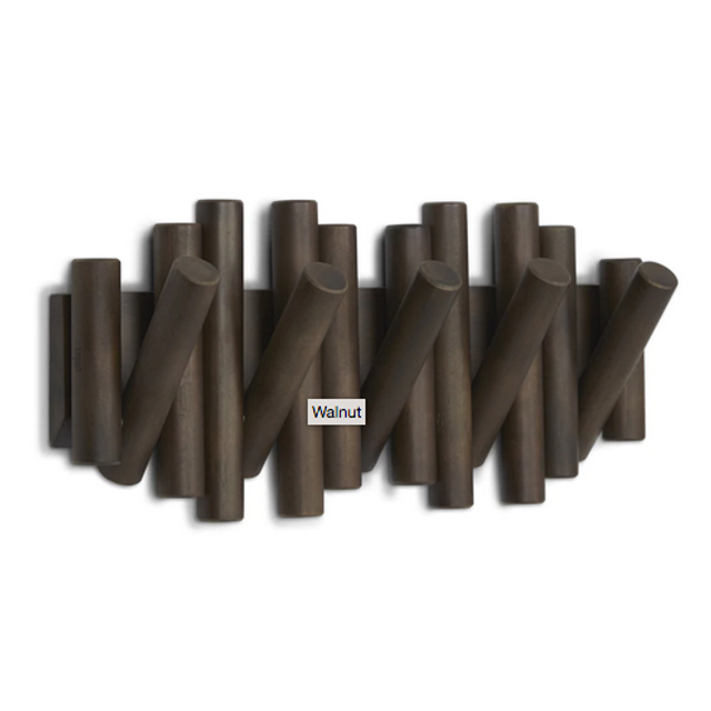 Umbra Picket Rail Hook (Aged-Walnut)