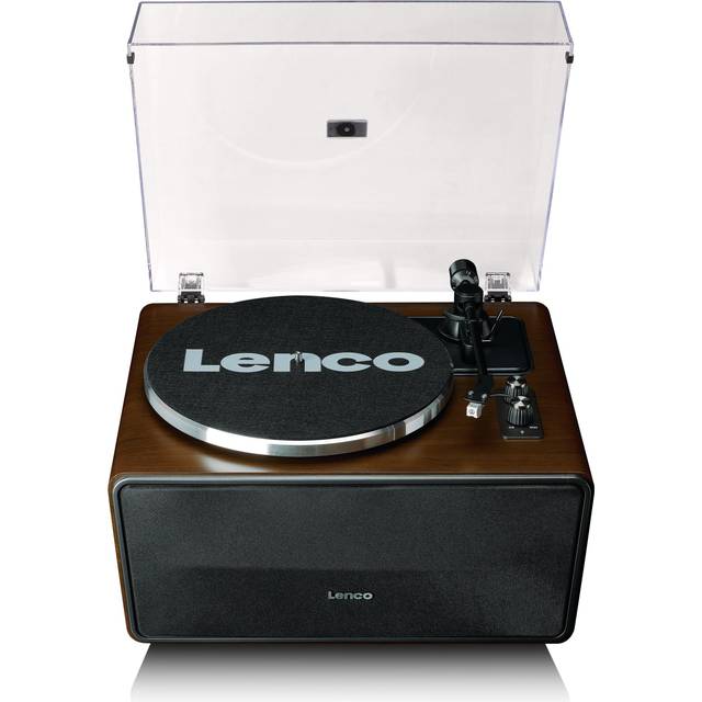 Lenco LS-470WA Belt Drive Bluetooth Turntable with Built In Speaker Walnut