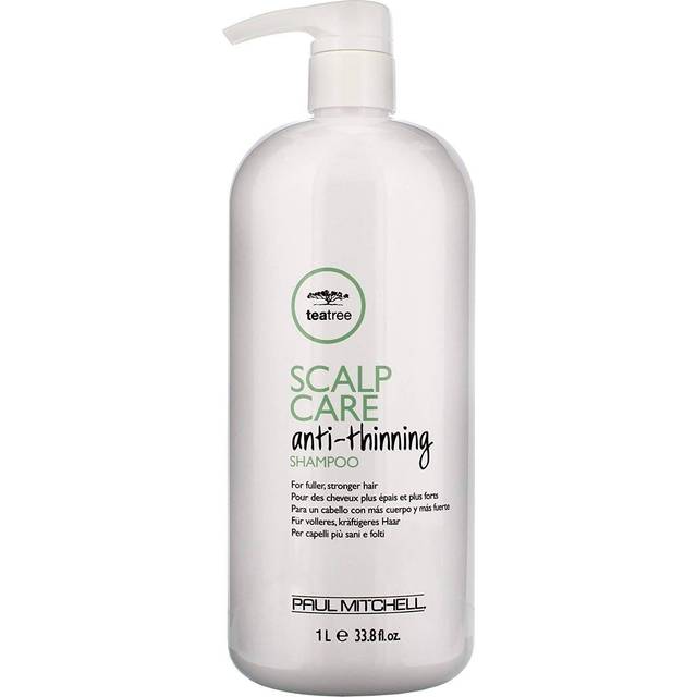 Paul Mitchell - Tea Tree Scalp Care Anti-Thinning Shampoo 1000ml for Men and Women, sulphate-free