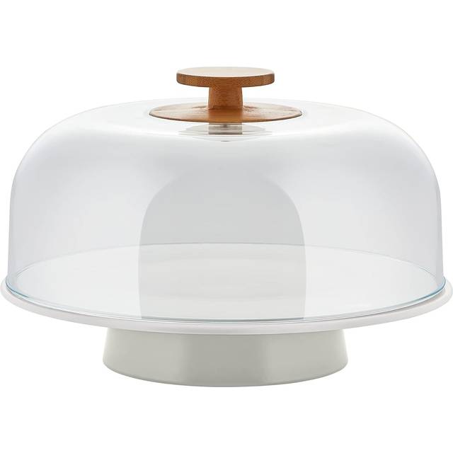 Alessi - Mattina Cake Stand - grau/HxØ 21,5x31,6cm - grey (21.0 x &#8960;31.6cm)