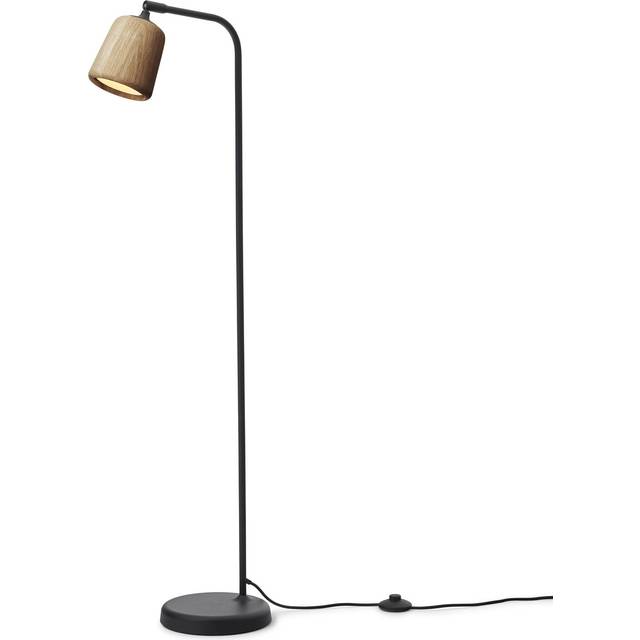 New Works - Material Floor Lamp - Golvlampa - Natural Oak - H125 x Ø23 cm