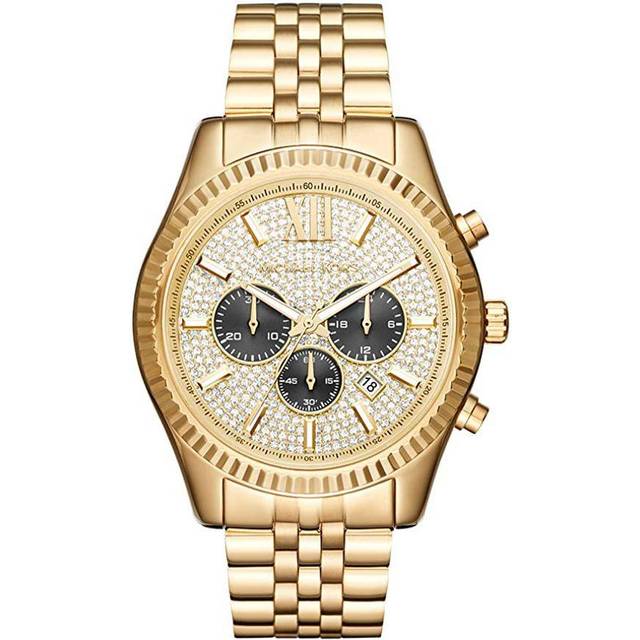 Michael Kors Lexington Men's Crystal Pave Chronograph Watch