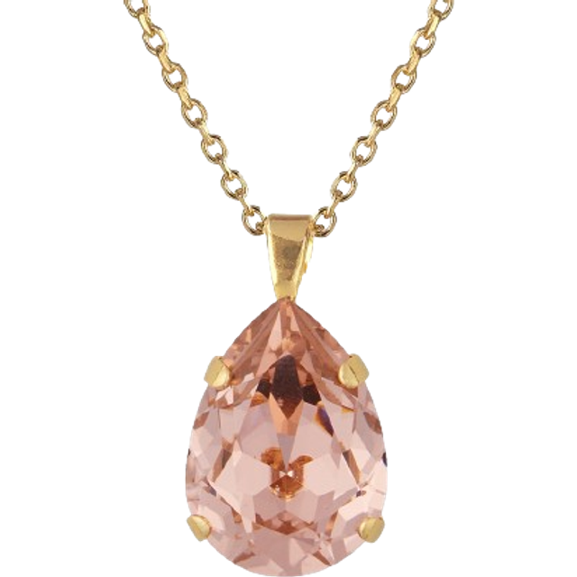 Caroline Svedbom - Halsband Classic Drop Necklace Gold - Guld