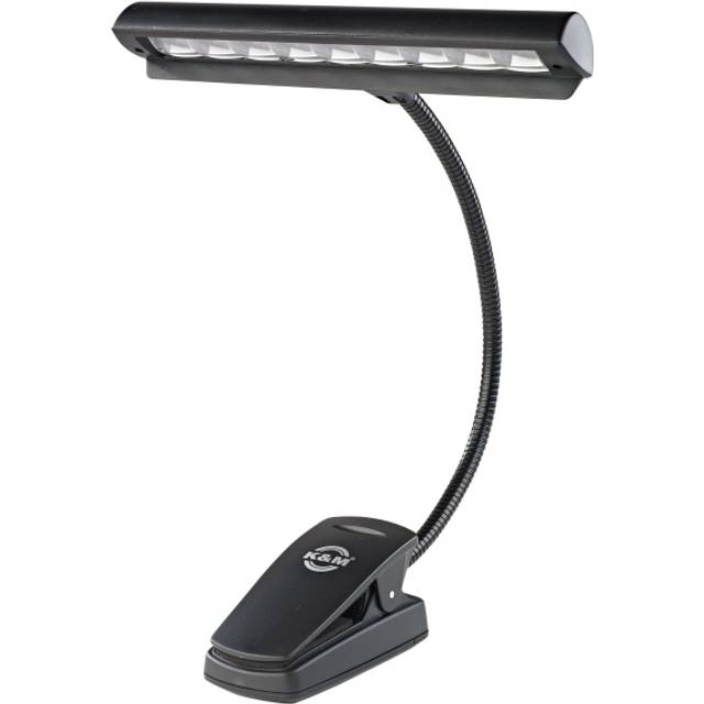 K & M 12249 Orchestra Light Eos svart T-formad skrivbordslampa 9 LED-lampor