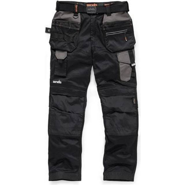 Scruffs Pro Flex Holster Trouser Black 34" 32"