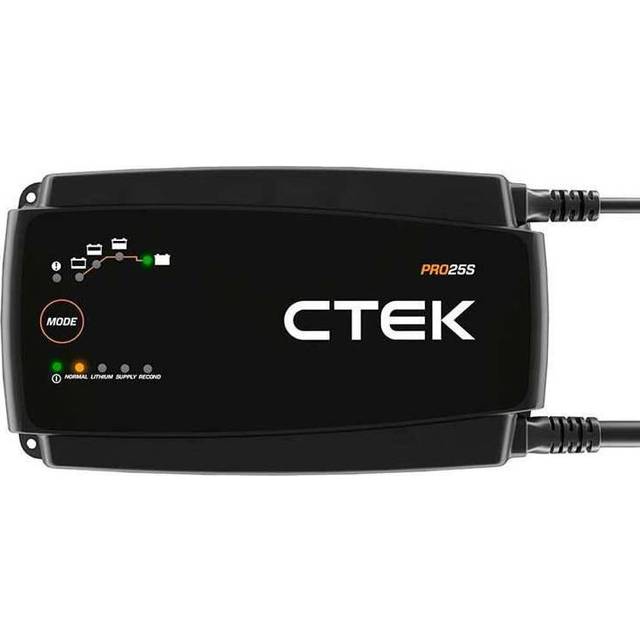CTEK PRO25S, 25A, Batteriladdare 12V Och Strömförsörjning, Batteriladdare, Batterihållare Och Desulfator, 12V Litiumbatteriladdare, Lastbils- Och Billaddare Med Rekonditioneringsläge