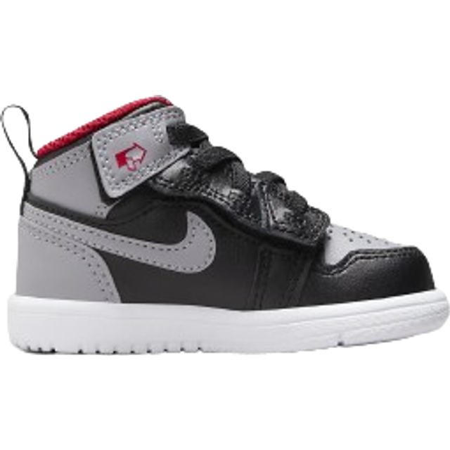 Jordan 1 Mid ALT Black Fire Red White Cement Grey (TD) Baby Sneakers DR9744-006 22