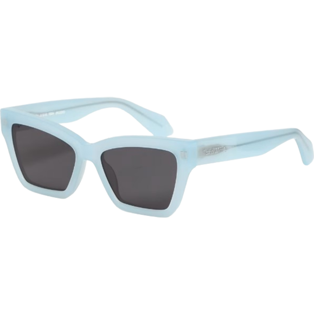 Off White, Sunglasses, unisex, Blue, 54 MM, Contemporary Cat-Eye Sunglasses