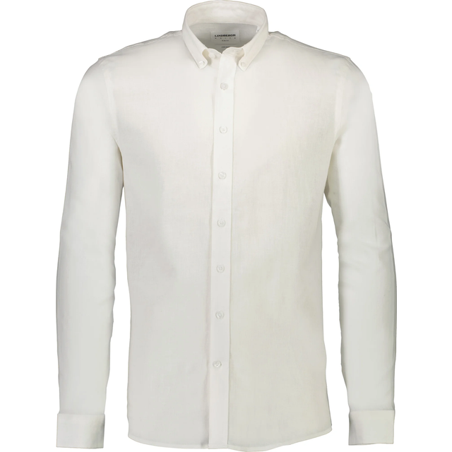 LINDBERGH Linen/Cotton Shirt L/S |Vit |M