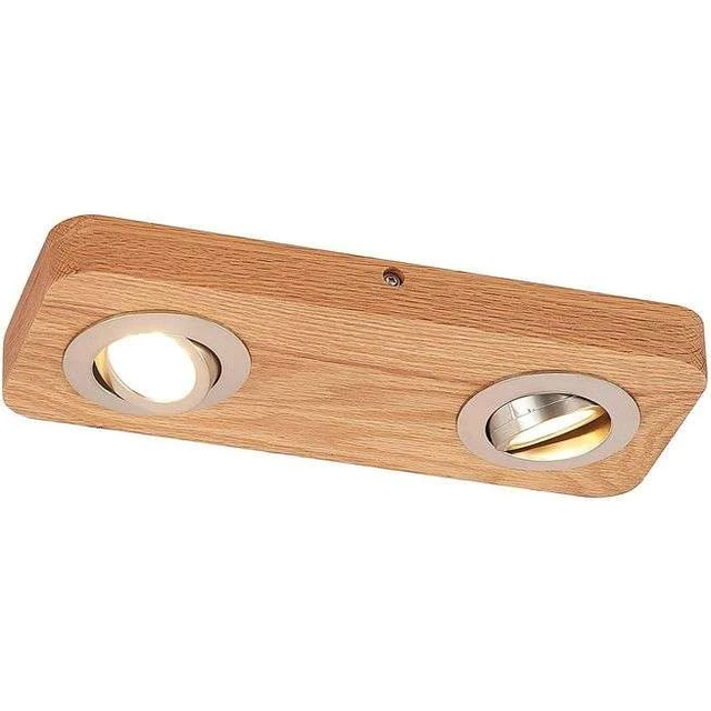 Lindby - Mikari 2 LED Ceiling Lamp Wood