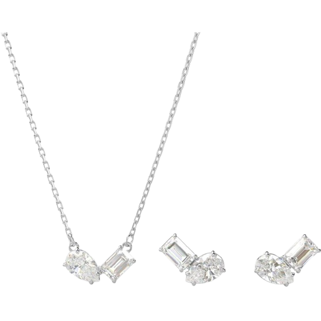 Swarovski Mesmera Mixed Cuts Rhodium Plated Set 5665829