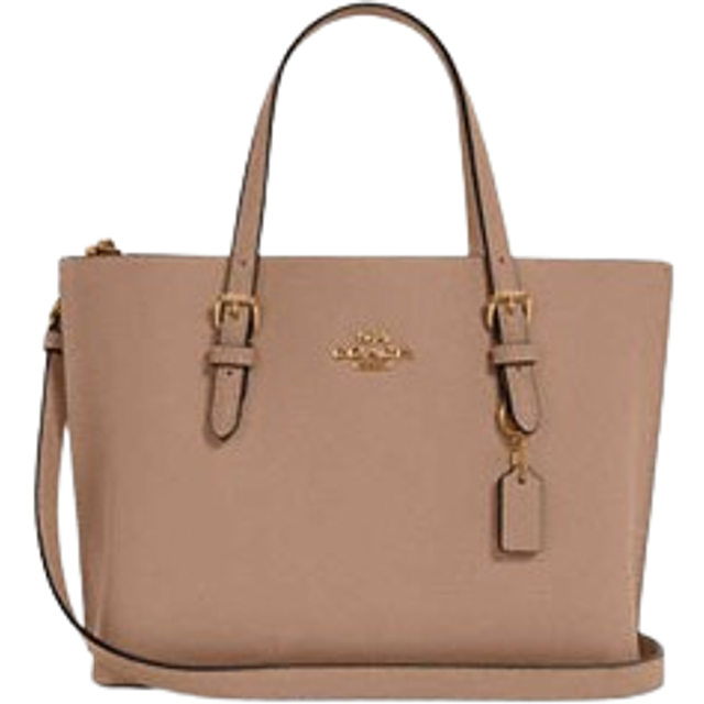 Coach Womens Leather Mollie Tote 25 Bag - Multicolour - One Size