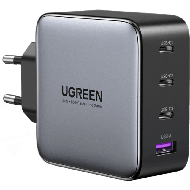 UGREEN Nexode 100W 4-Ports Gan-laddare