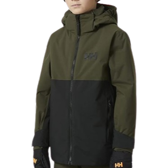 Helly Hansen Jr Traverse Jacka Junior Unisex, Svart, 12