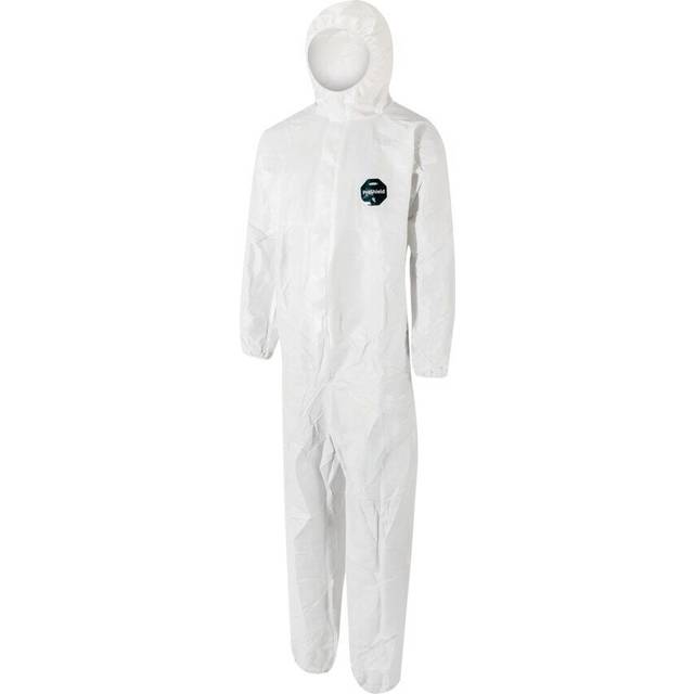 DuPont Proshield White Coveralls Hooded (XL)