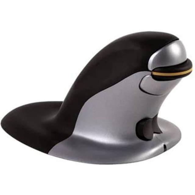 Fellowes 9894501 Large Penguin Ambidextrous Vertical Mouse - Wireless