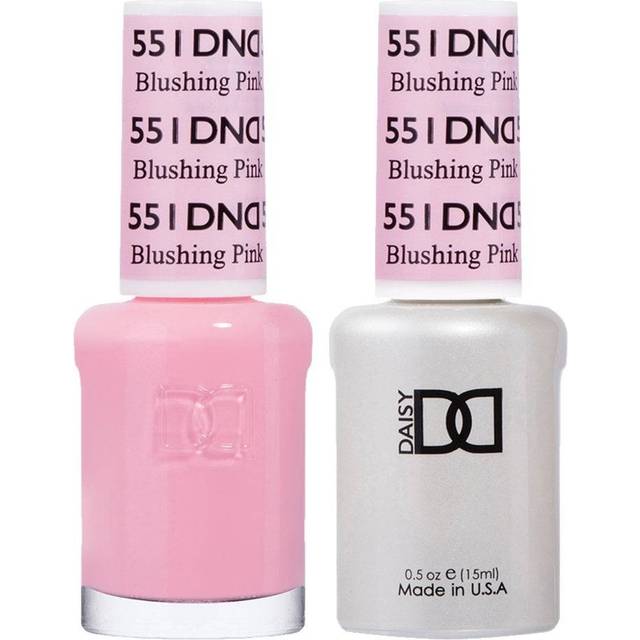 DND Duo Gel &amp; Nail Polish Set - Blushing Pink 551 - 2x15ml