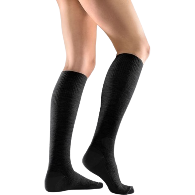 Mabs Wool Knee Black 1 par L