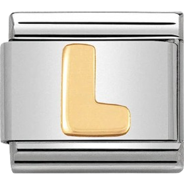 Nomination Classic Gold L Letter Charms