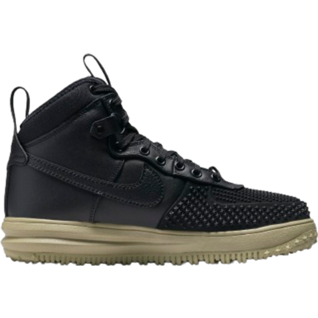 (7.5) Nike Lunar Force 1 Duckboot Mens Fashion Trainers in Black Olive
