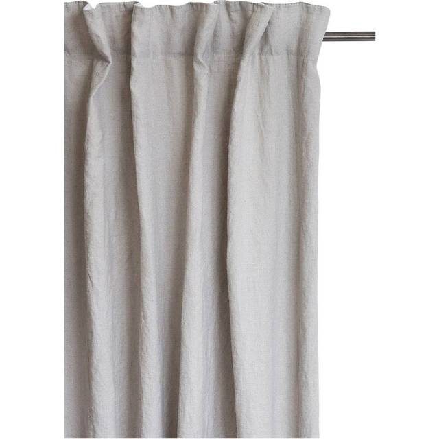 Himla Sunshine curtain with folding band 140x250 cm Ash (grey)