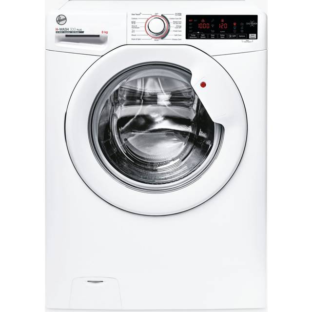 Hoover H3W492DA4/1-80 Freestanding Washing Machine, 1400rpm Spin, 9kg Load, White
