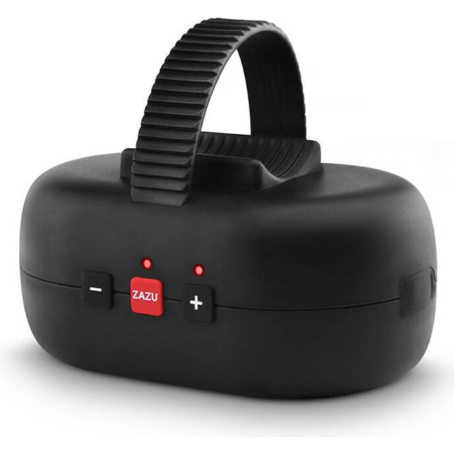 ZAZU Robby Barnvagnsshoppare – automat. Babygunga, justerbar tjocklek, 40 minuters timer, babyskriftsensor, USB-uppladdningsbar, vattentät, universell för barnvagnar och buggy (svart)