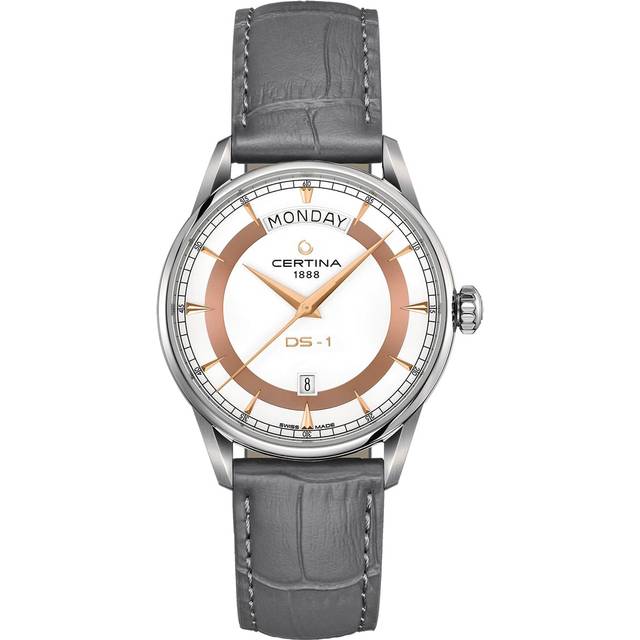 Certina DS-1 Day Date C0294301601101 - Herr - 40 mm - Analogt - Automatiskt - Safirglas - Silver (20 mm)