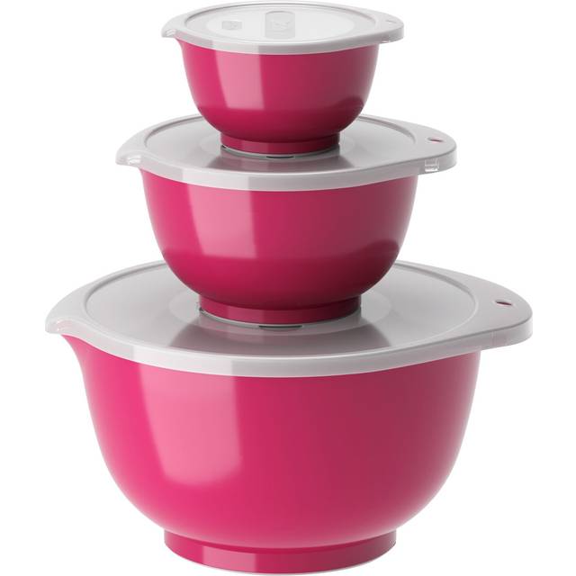 NEW Margrethe skålset 0,25 + 0,75 + 3 liter, beetroot - Beetroot