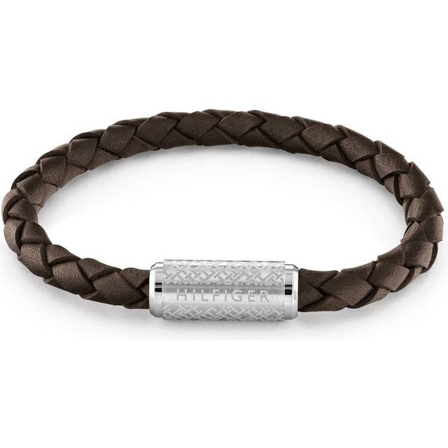 Tommy Hilfiger Men's Brown Leather Bracelet