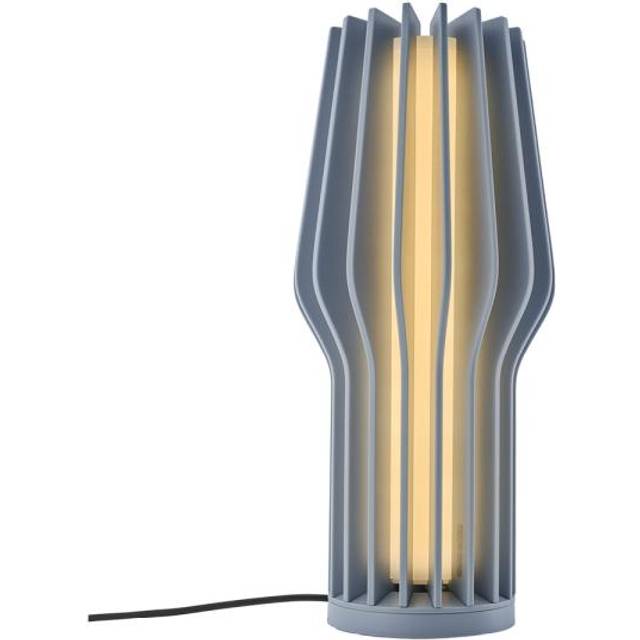 Radiant LED batterilampe / bordlampe 25 cm, dusty blue