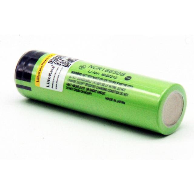 Liitokala NCR18650B 3.7V 3400 mAh 18650 Lithium Rechargeable Battery with Pointed No PCB Batteries - 3PCS battery