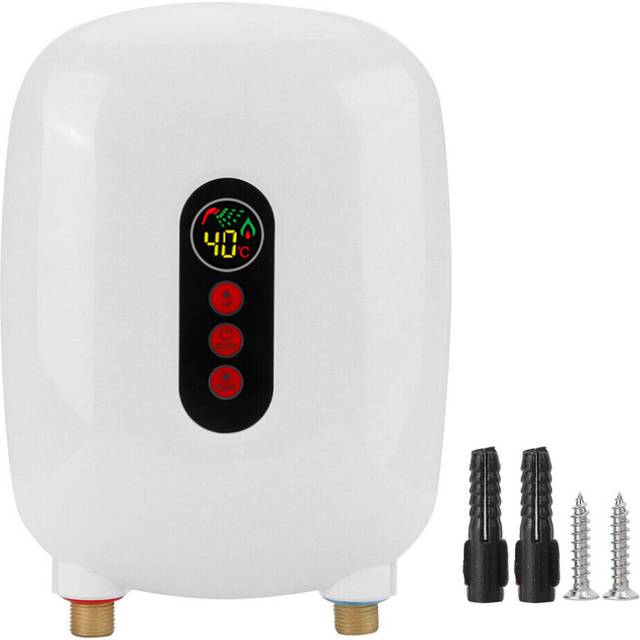 (White) Mini Water Heater Electric Tankless Water Heaters