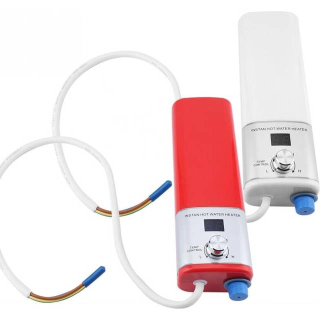 5500W 220V Electric Water Heater Instant Tankless Water Heater Indoor Shower Kitchen Bathroom Water Heater Temperature Control