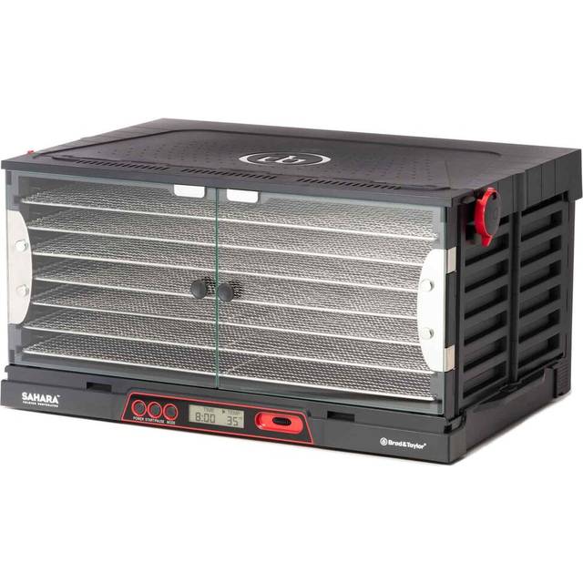 Jytte Sahara Folding 7 Tray Dehydrator - Black;Glass (7)