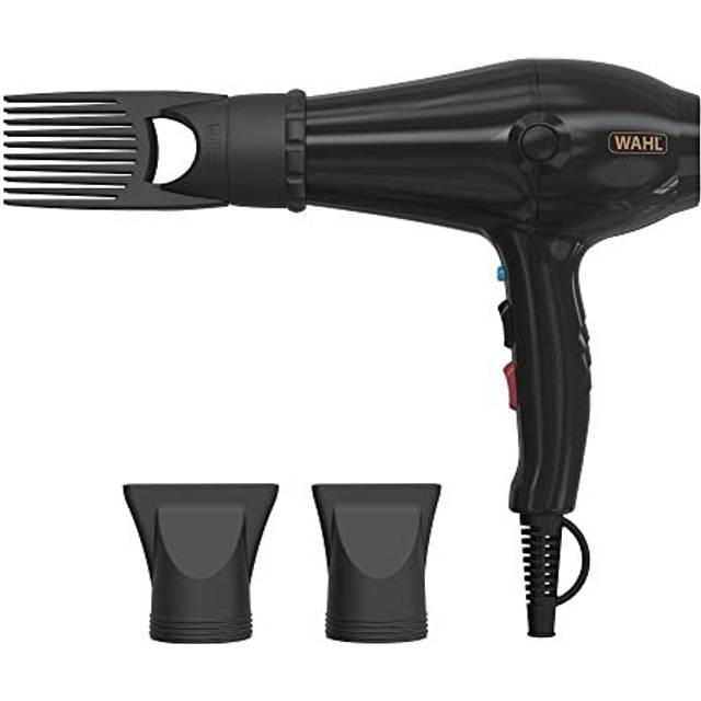 Hairdryer, PowerPik 5000, Dryer Women, Hair Dryer with Pik Attachment, Afro Hairdryer, Afro-Caribbean Hair, Three Heat Settings, Anti-frizz Drying