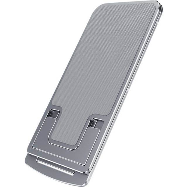 W01 Aluminum Alloy Mobile Phone Holder 12 Inch Folding Tablet Multi-function Stand Base Phone Holder Phone Mount for Table