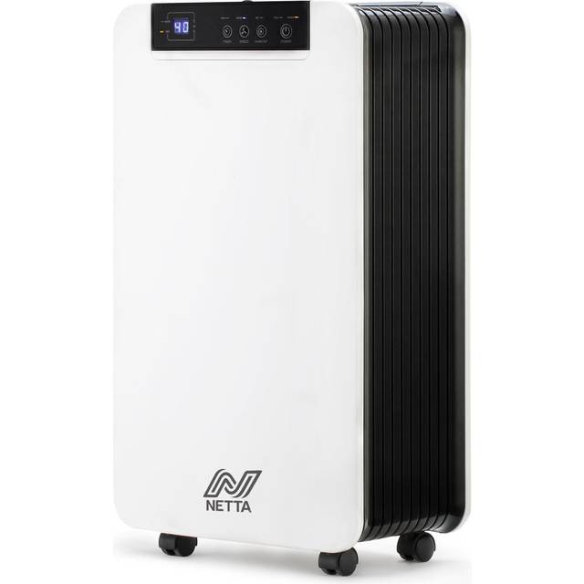 NETTA 12L Dehumidifier - White (56cm H X 34cm W X 23cm D)