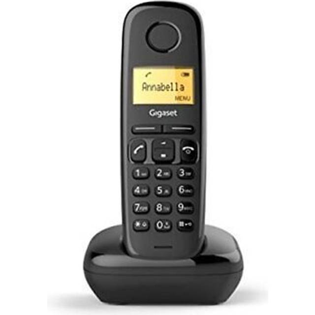 Gigaset a170 analog/dect telephone call identifier black