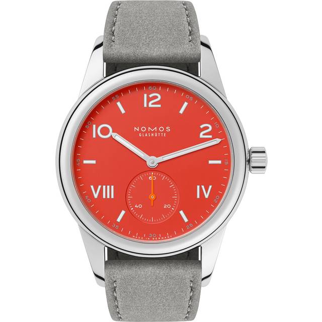 Nomos Glashütte Unisexuhr Club Campus nonstop red 716 - silber