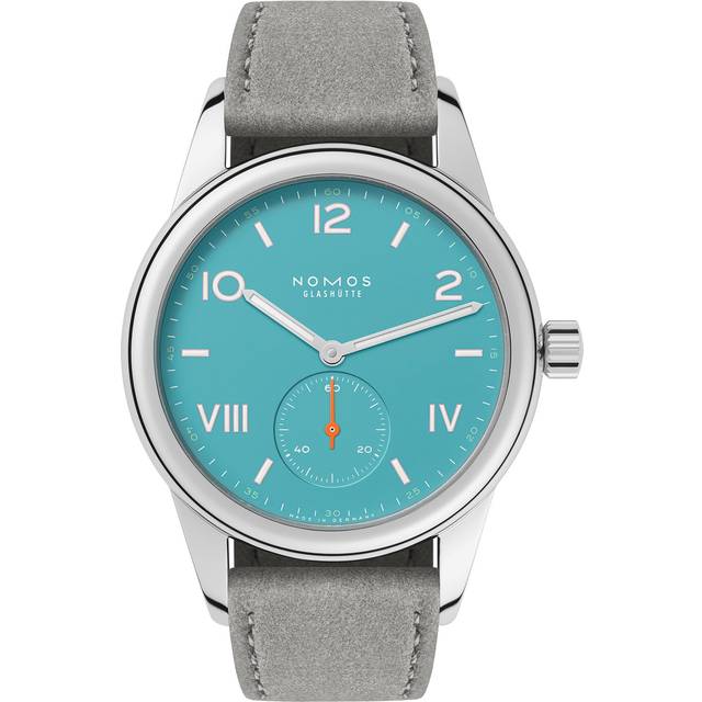 Nomos Glashütte Unisexuhr Club Campus endless blue 717 - silber