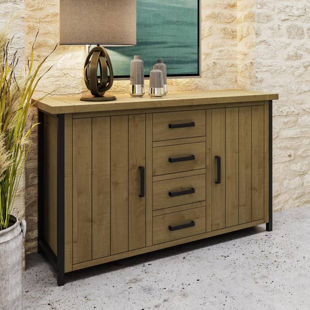 FWStyle Lowry Industrial Sideboard Large - Brown
