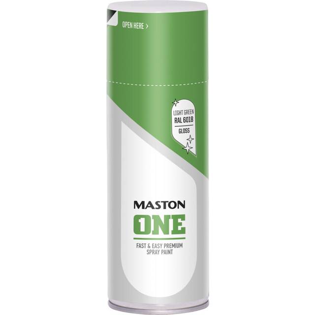 Maston Spray Paint ONE - Gloss Light Green RAL6018 400ml