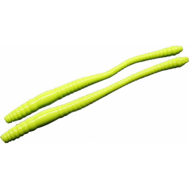 Libra Lures Dying Worm 70 Krill (15-pack) - Apple Green