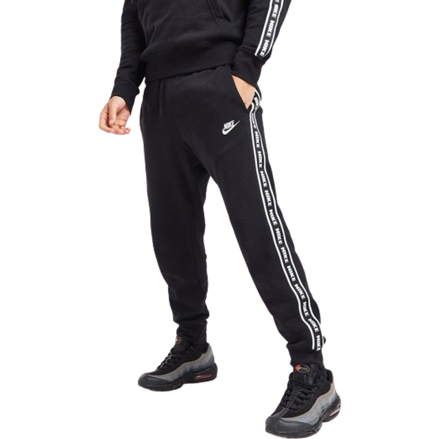 (Jogger, X-Large) Nike Aries Club Tape Mens Tracksuit In Black