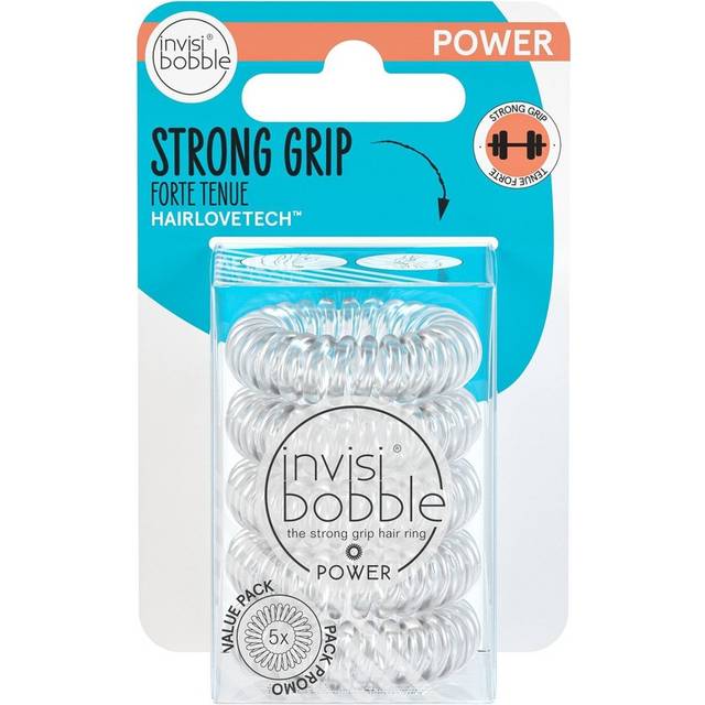 invisibobble Power Crystal Clear Hair Brush 3 pcs