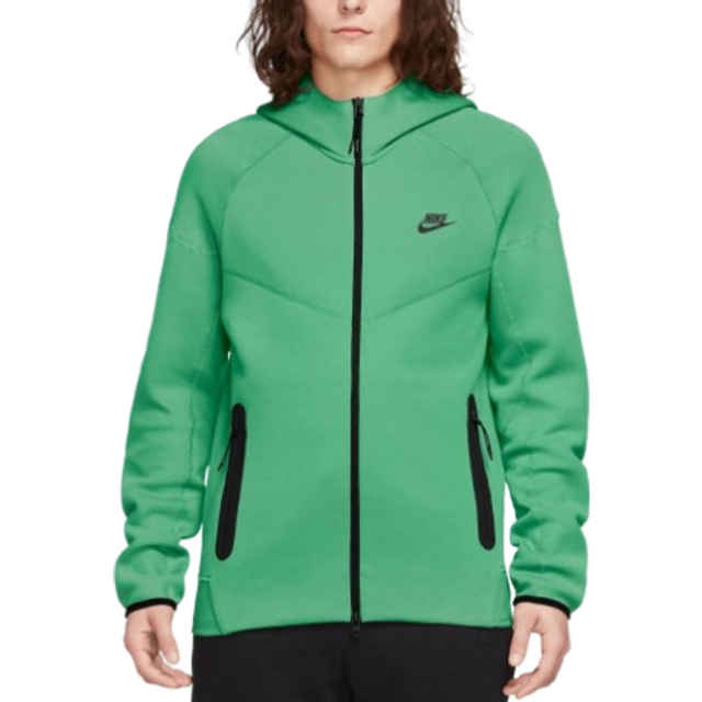 Nike green zip up jacket deals