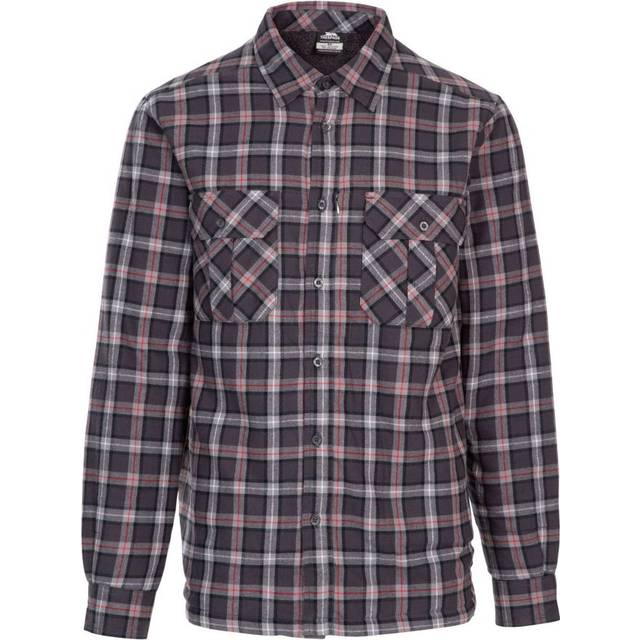 (XXXL, Dark Grey) Trespass Mens Rapeseed Check Shirt